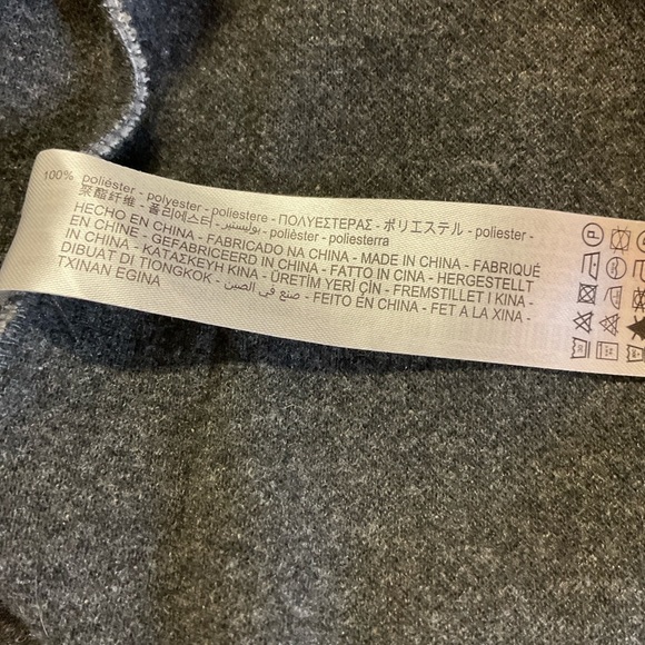 ZARA Gray Belted Coat Long Sleeve Pockets Size S - Picture 6 of 12